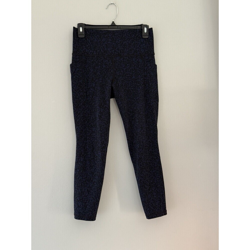 ATHLETA Salutation Stash Pocket Gravel 7/8 Tight Dress Blue Medium athleisure